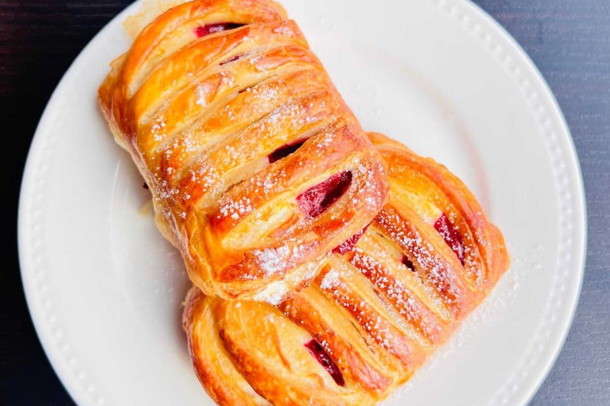 Cherry Greek Yogurt Danish