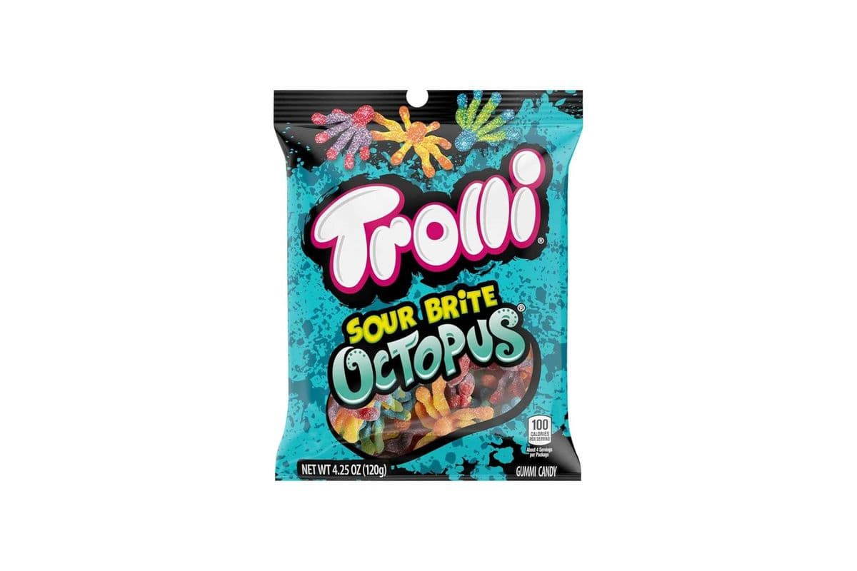 Trolli Sour Brite Octopus (4.25) (400 Cal)