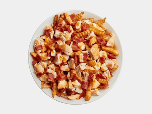 Poutine poulet et bacon viande brune - régulière / Dark Meat Chicken and Bacon Poutine - Regular