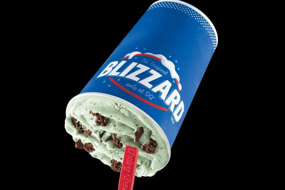 Mint Brownie Blizzard Treat
