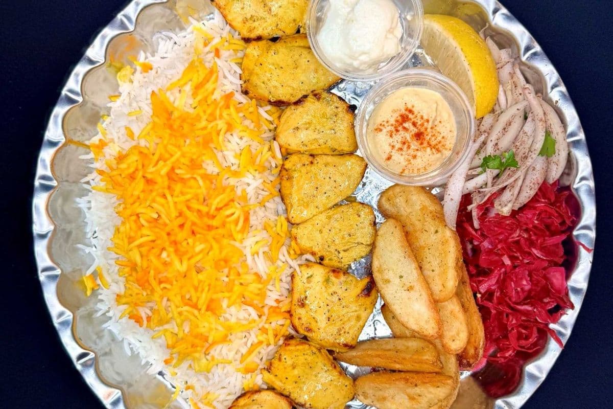 Chicken Kebab Plate Halal