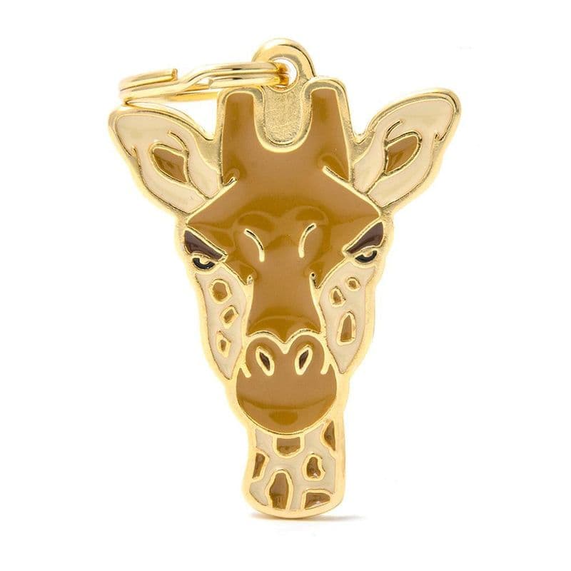 MyFamily Giraffe Engraved Tag
