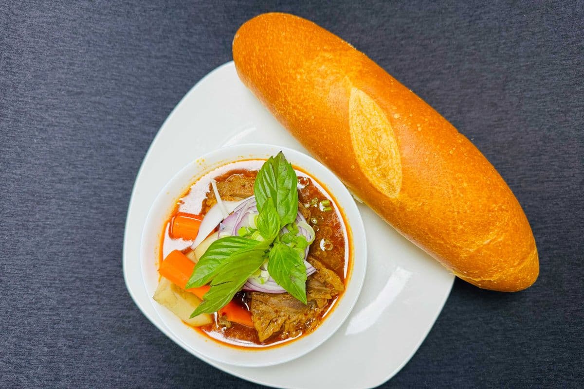 67. Beef Stew with 12" Bread (Bánh Mì Bò Kho)