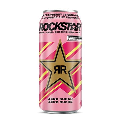 Rockstar Zero Sugar Strawberry Lemonade 473ml