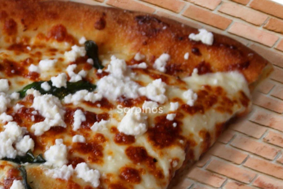 14" Spinach Garlic Special Pizza (Large (14"))