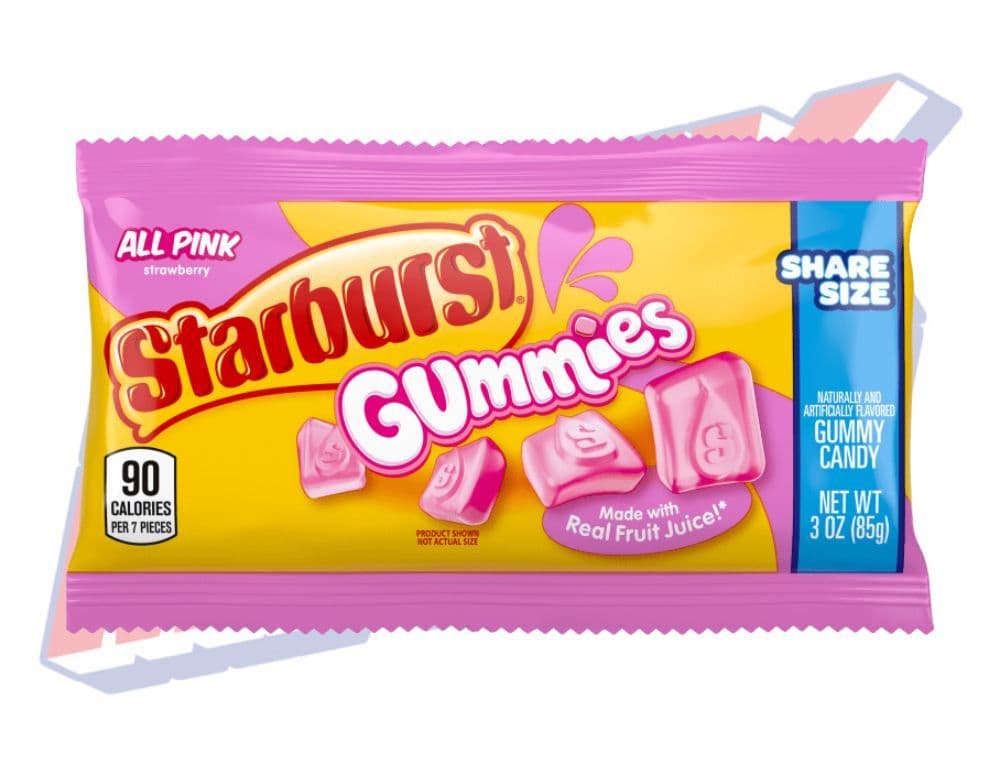Starburst All Pink Gummies Share Size - 3oz