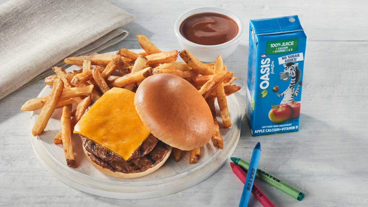 Kids Cheezy Chalet Burger