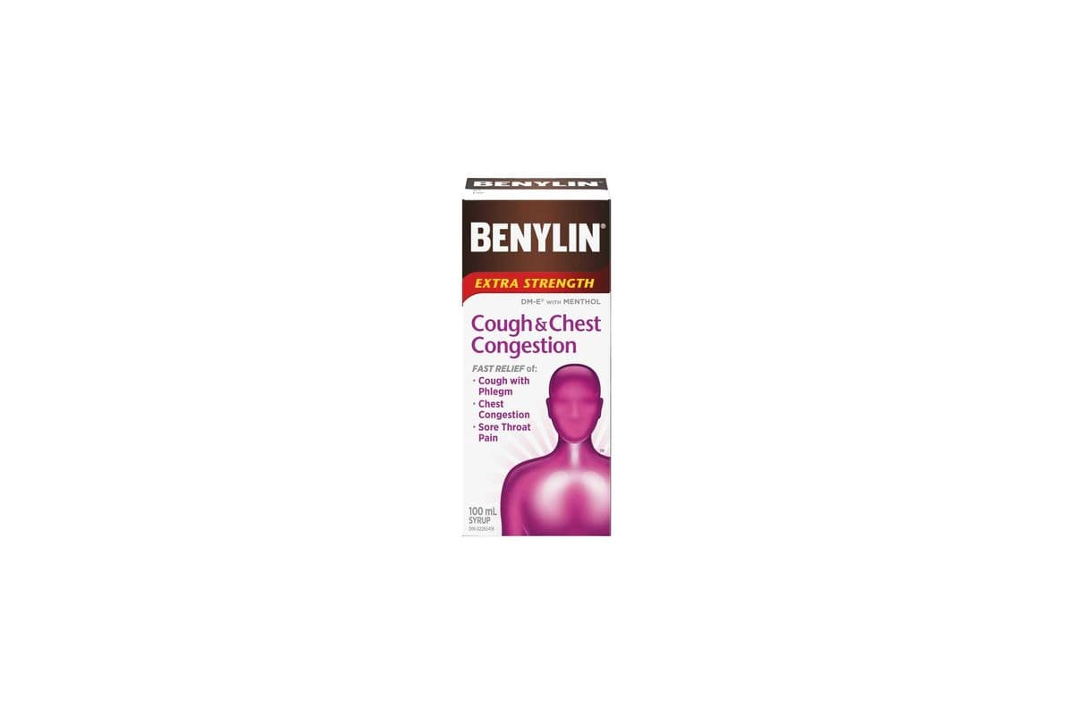 Benylin Extra Strong for cough and chest congestion (100ml)