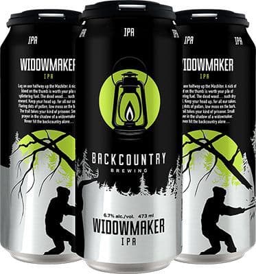 BACKCOUNTRY WIDOWMAKER IPA 4 CAN (4 X 473ML)