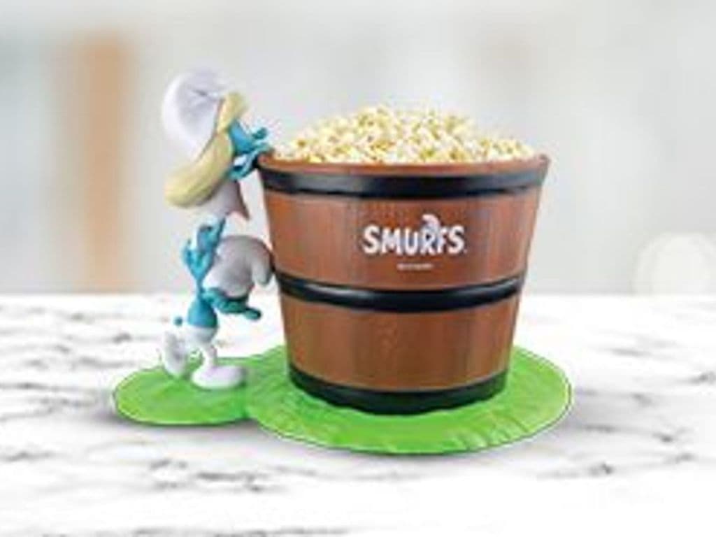 Smurfs Collectable Tub with Large Popcorn 