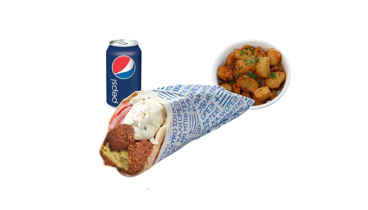  Trio Sandwiche Gyro Falafel