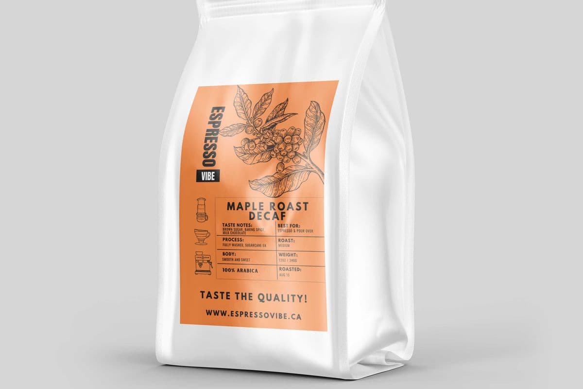 Maple Roast Decaf Coffee Beans - Medium Roast | 100% Arabica, Freshly Roasted (2lb)