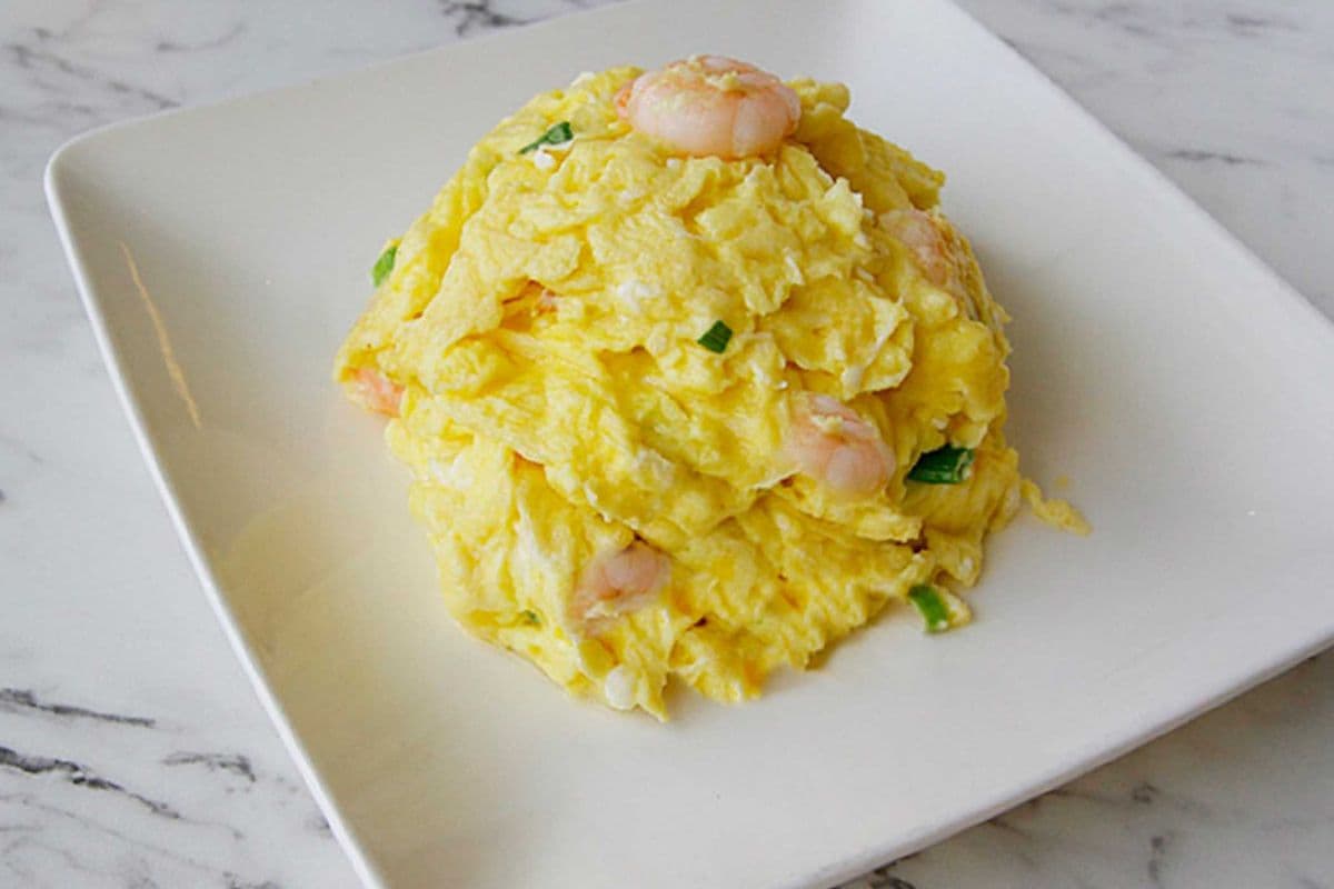 [Promo] Scramble Eggs with Shrimps & Green Onion 蝦仁炒蛋