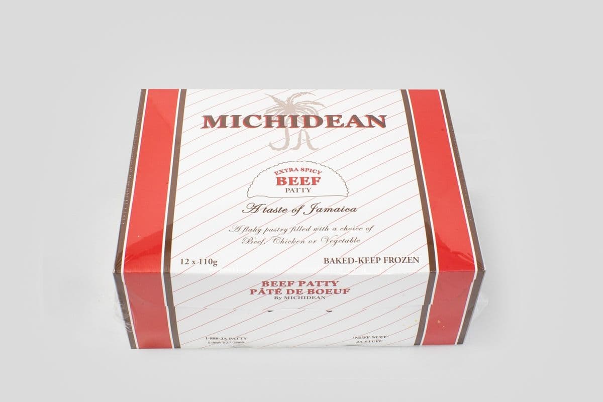 Michidean Spicy Beef (12 Patties)