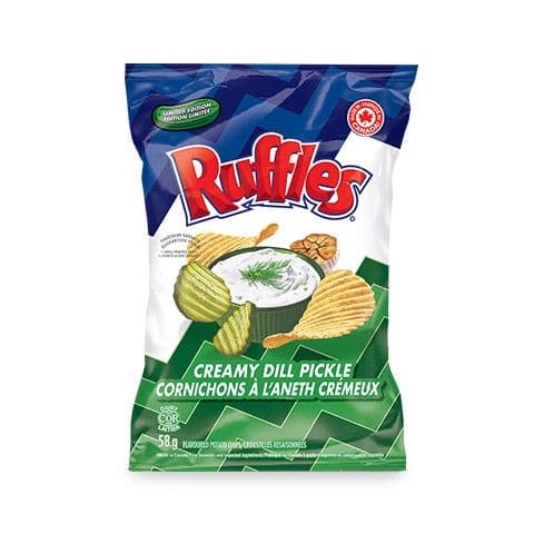 Ruffles Creamy Dill Pickle 58g