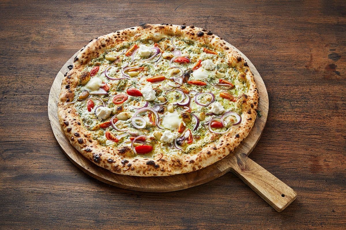 Garlic Pesto Pizza