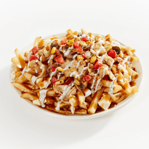 Chicken Philly Poutine