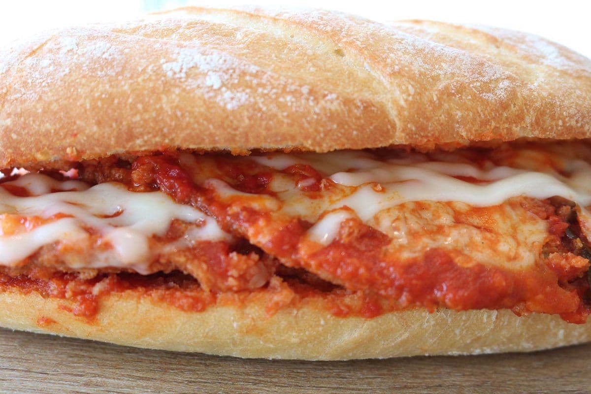 Veal Parmigiana Panino