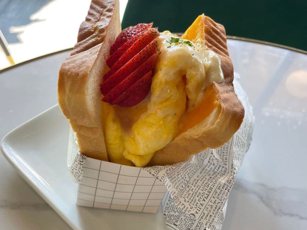 Strawberry & Mushroom egg drop
