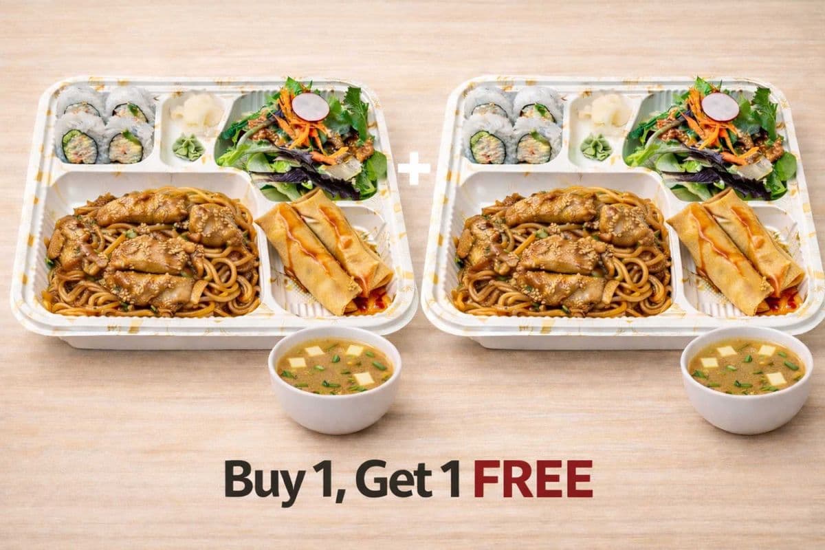 [Buy 1, get 1 Free] Chicken Yakisoba Lunch Combo
