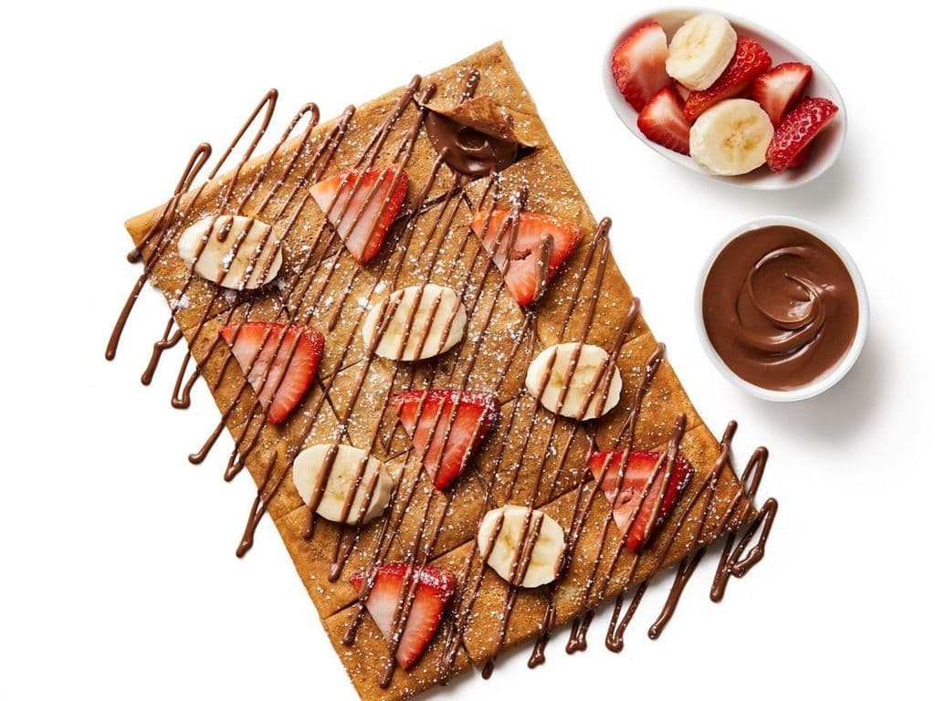 Crêpe Nutella, Fraises & Bananes