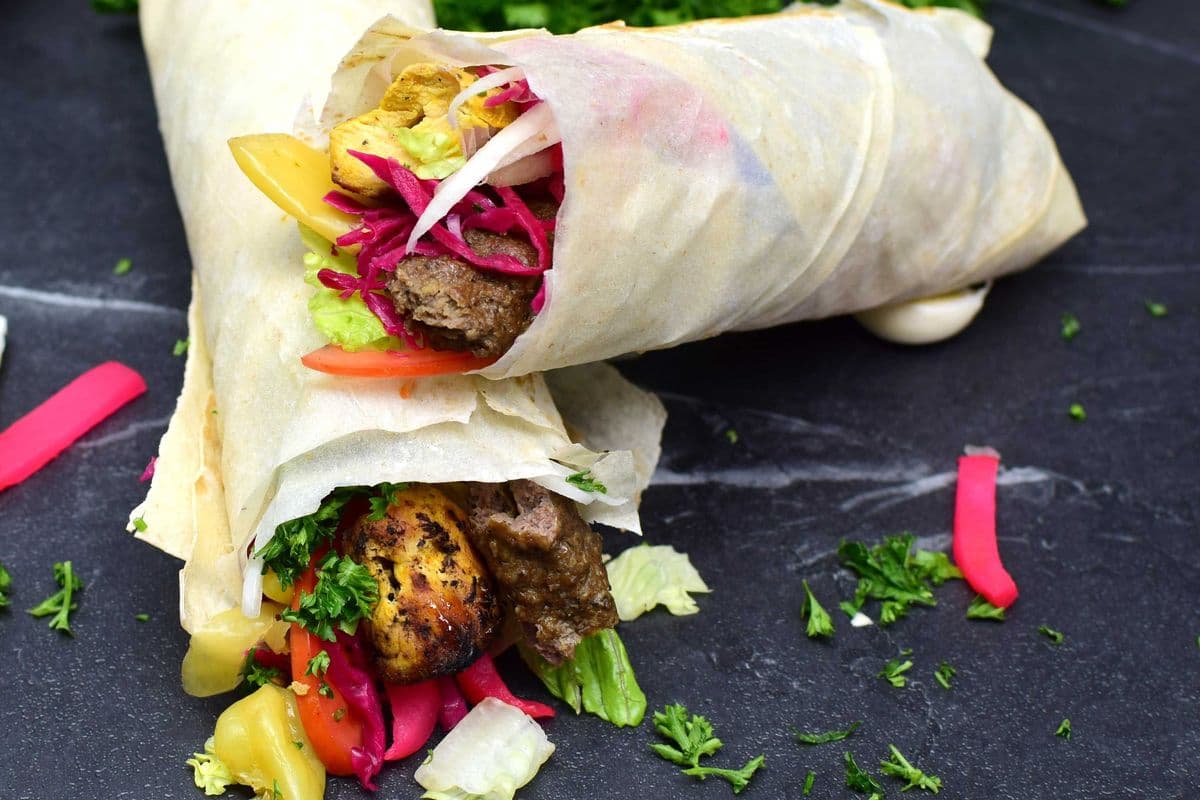 Mix BBQ Wrap