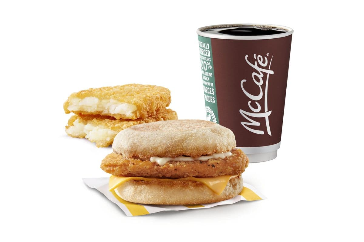 Chicken McMuffin Extra Value Meal [523.0 Cals]