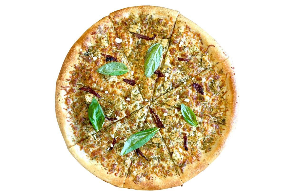 🔥 Pesto Chicken Bruschetta Large Pizza (30% Off Regular $26.99)