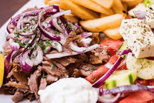 Plat #12A - Plat de doner gyros