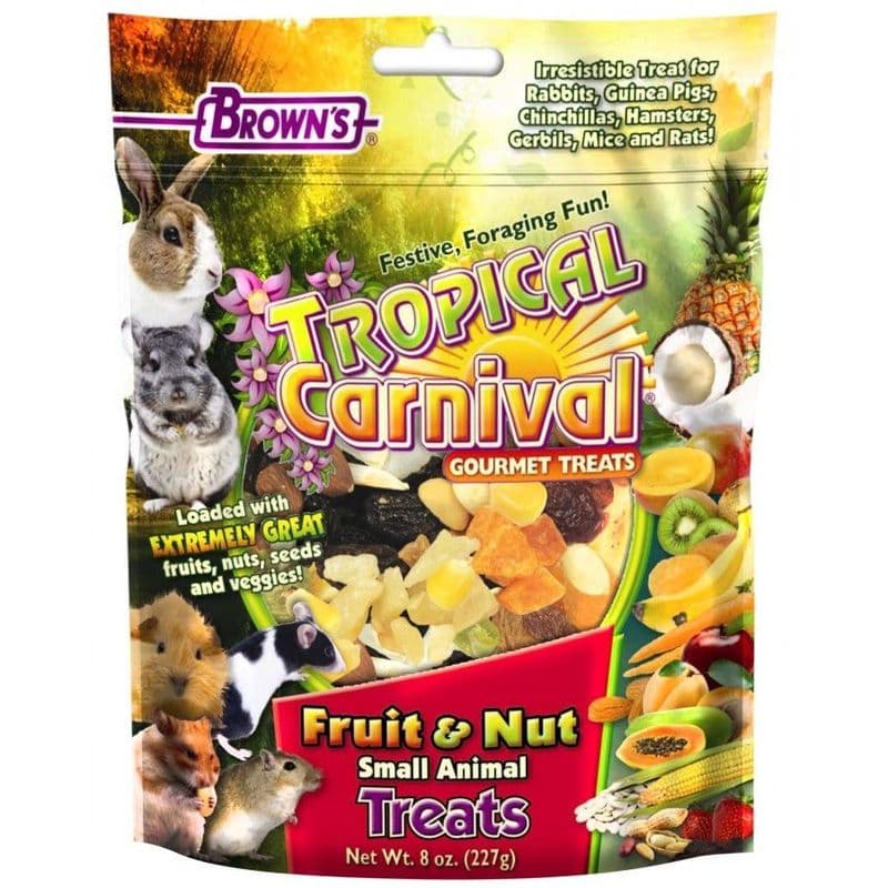 Brown's Tropical Carnival Fruit & Nut Small Animal Treats