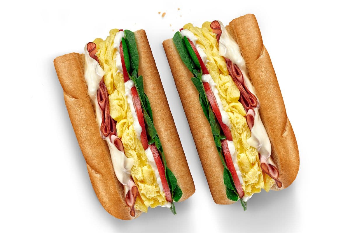 Œuf et jambon 12" / Footlong Egg & Ham Sub (860 Cals)