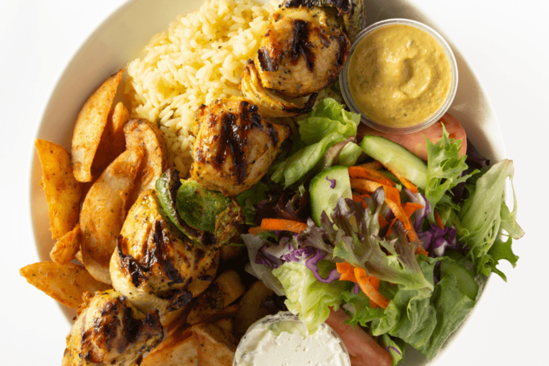 Brochette de poulet/ Chicken skewer
