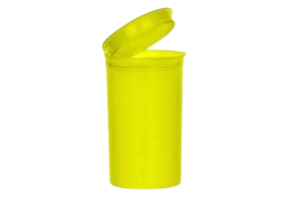 Electric Yellow Pop Top Vials 30 Dram (5 Pack)