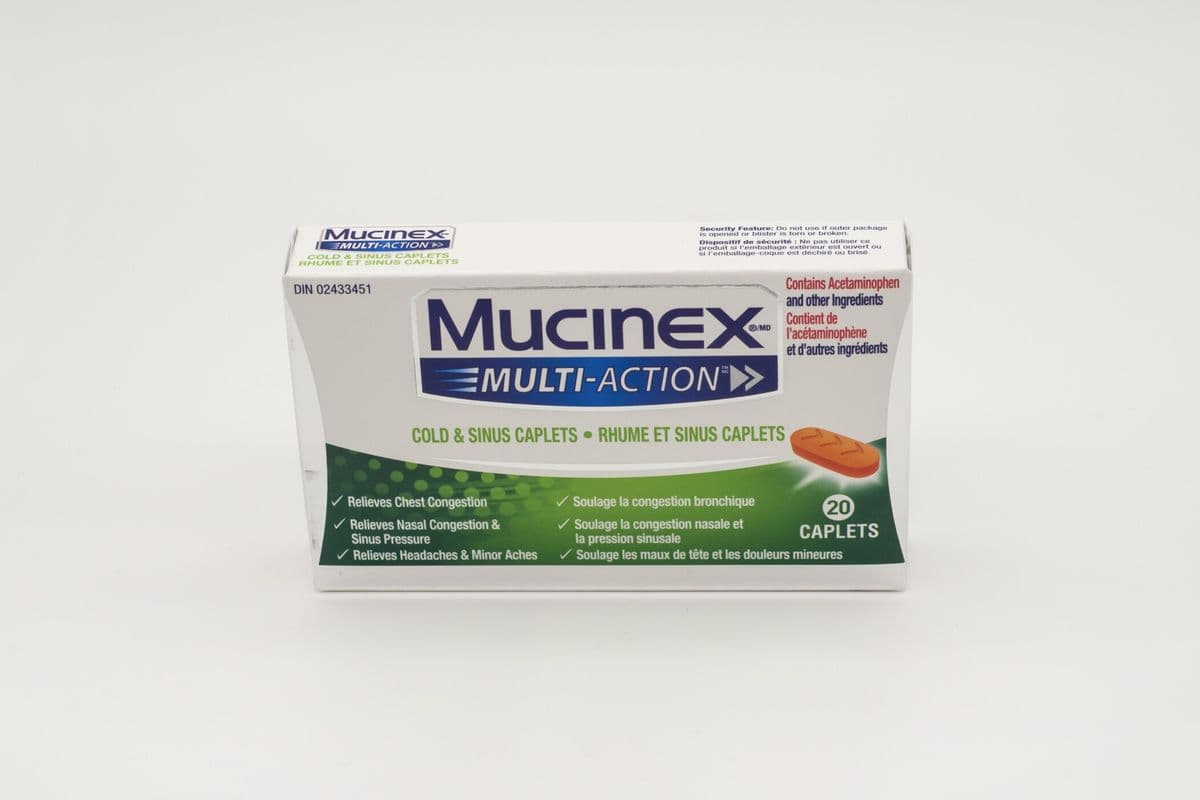 Mucinex Cold and Sinus (20 Caps)