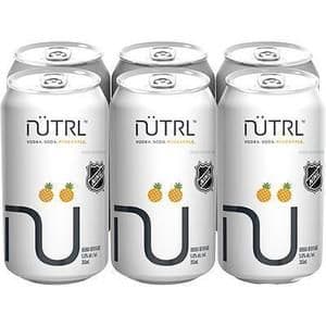 Nutrl Vodka Soda - Pineapple (6 x 355 ml Cans)