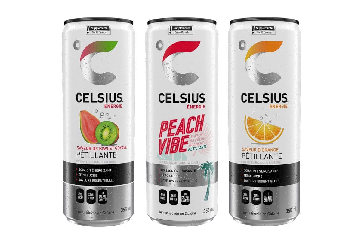 3 pour 8$ - Celsius (355ml) / 3 for $8 - Celsius (355ml)