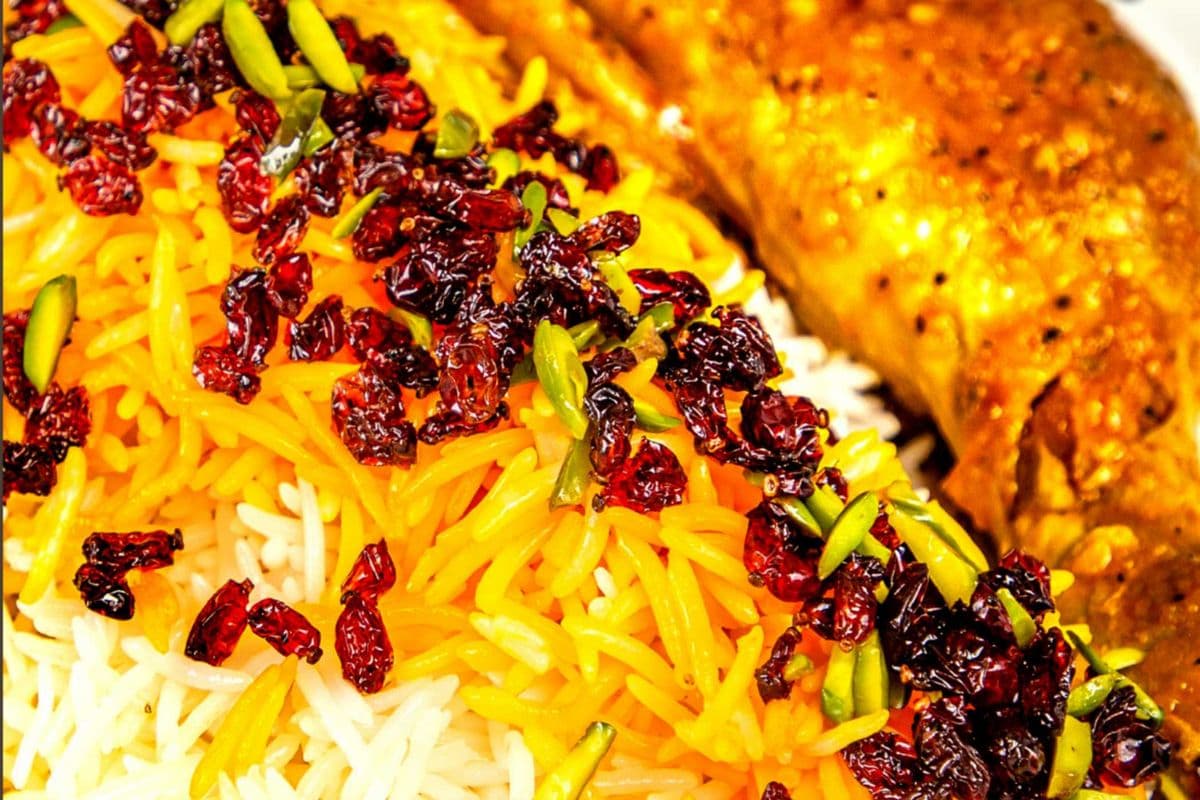Chicken Leg with Barbery Rice