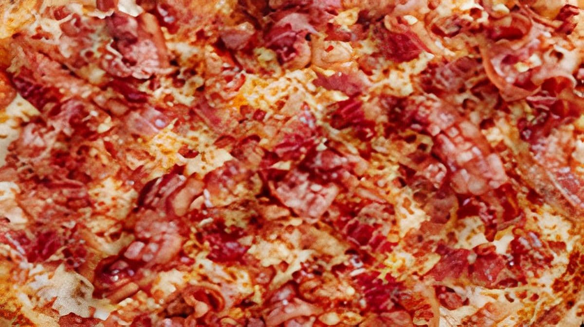 9. Bacon Bonanza Pizza