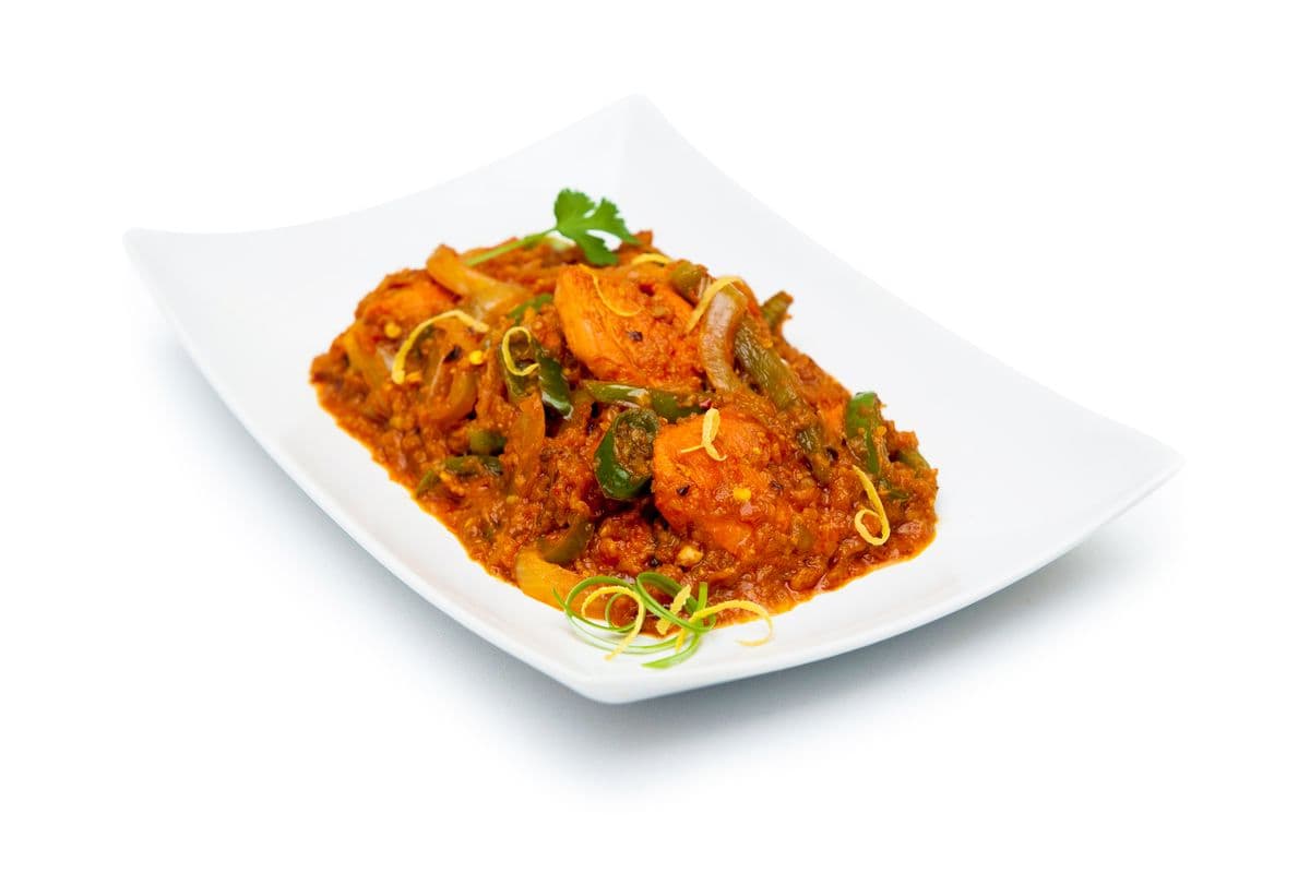 Chicken Tikka Masala with Bread and Rice