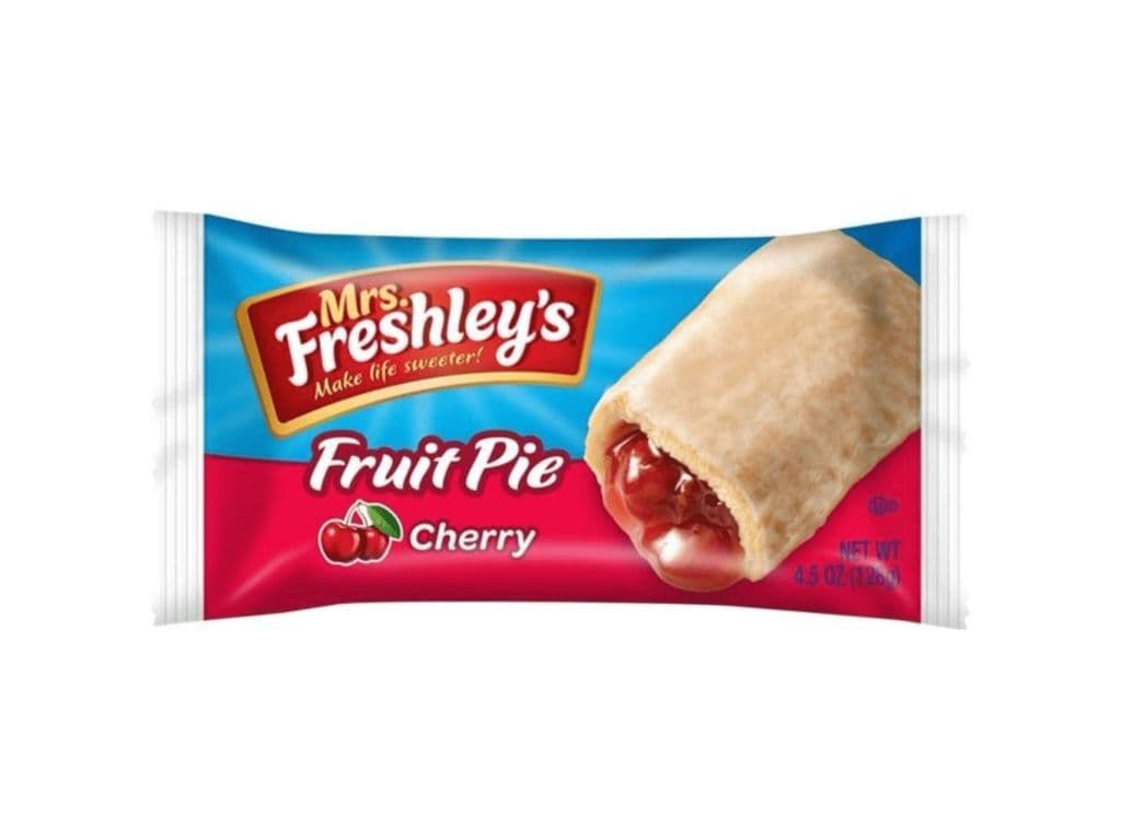 Mrs Freshleys Cherry Fruit Pies Pocket Pastry Snack 128g 