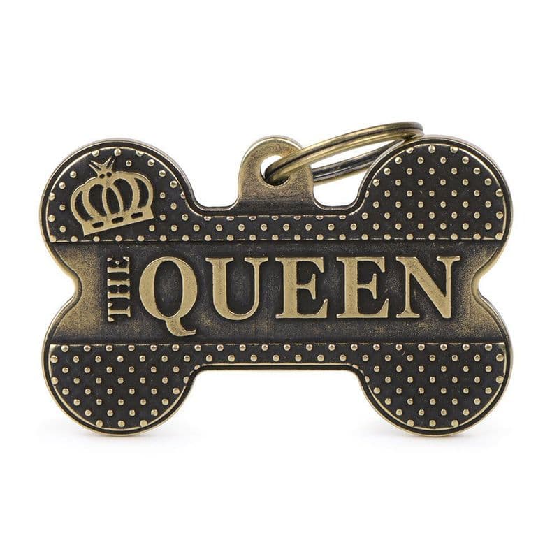 MyFamily Bronx Bone Queen English Brass Tag