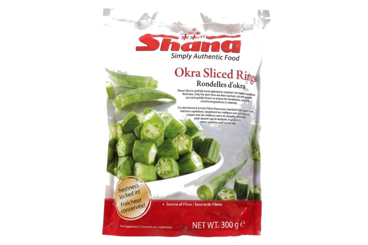 Shana Frozen Sliced Okra (300 g) (300g)