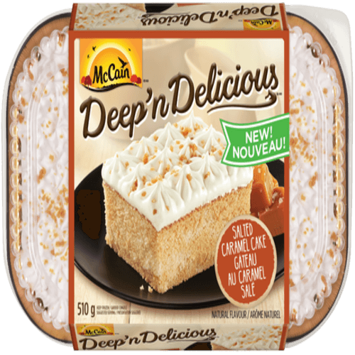 Mc Cain Deep 'n Delicious Gateau au Caramel Salé 510g / Mc Cain Deep 'n Delicious Salted Caramel 510g