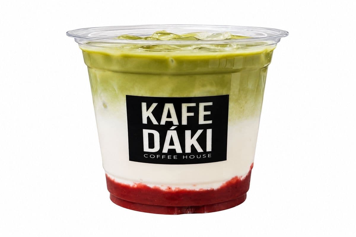 Strawberry Matcha Iced Latte