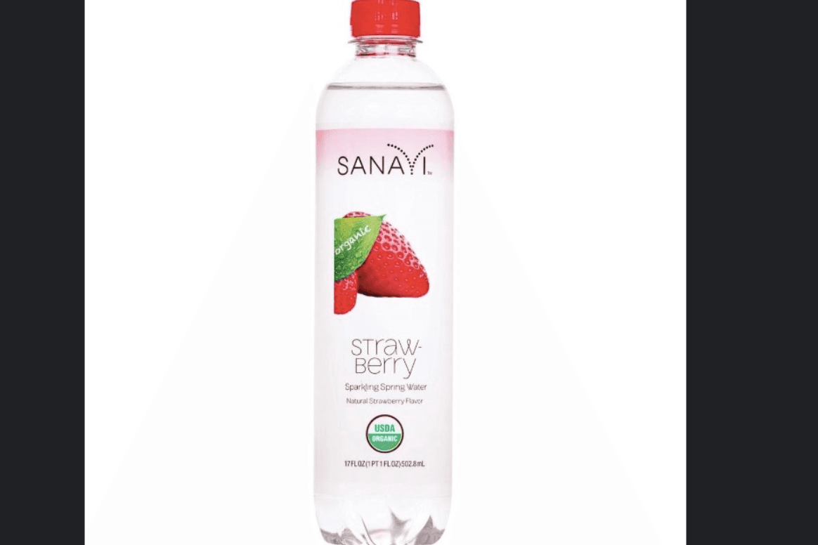 Sanavi Strawberry Sparkling Spring Water (502.8 ml)