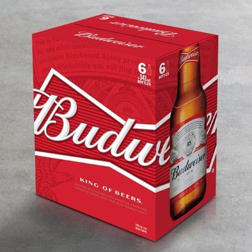 Budweiser (6 x 341 ml)