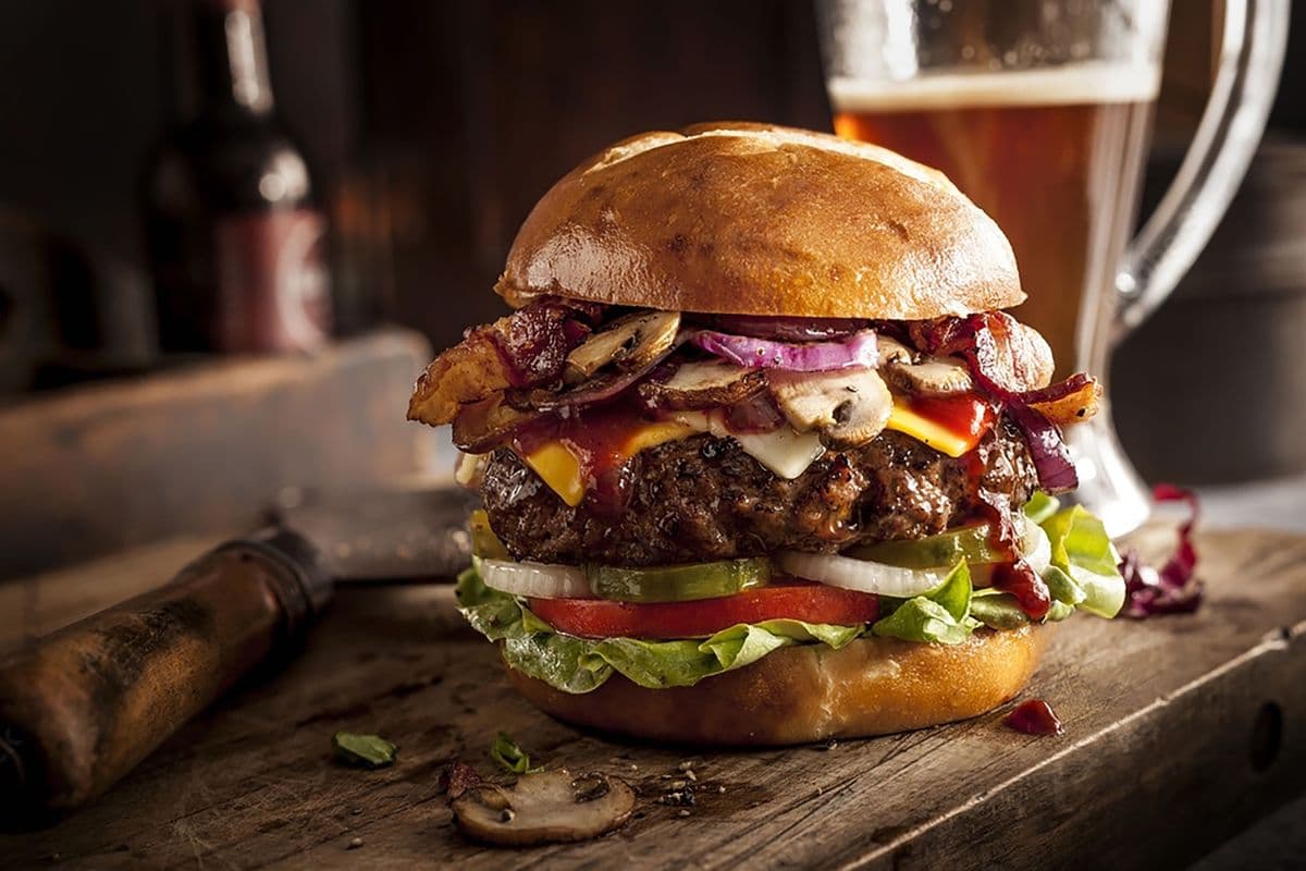 Signature Burger combo ( fries & drink )