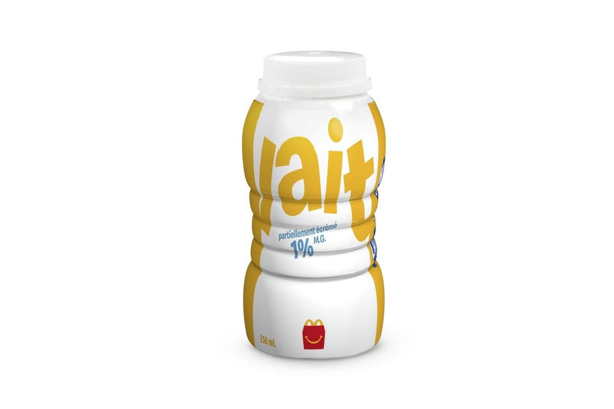 Bouteille de lait 1% [110.0 Cal]