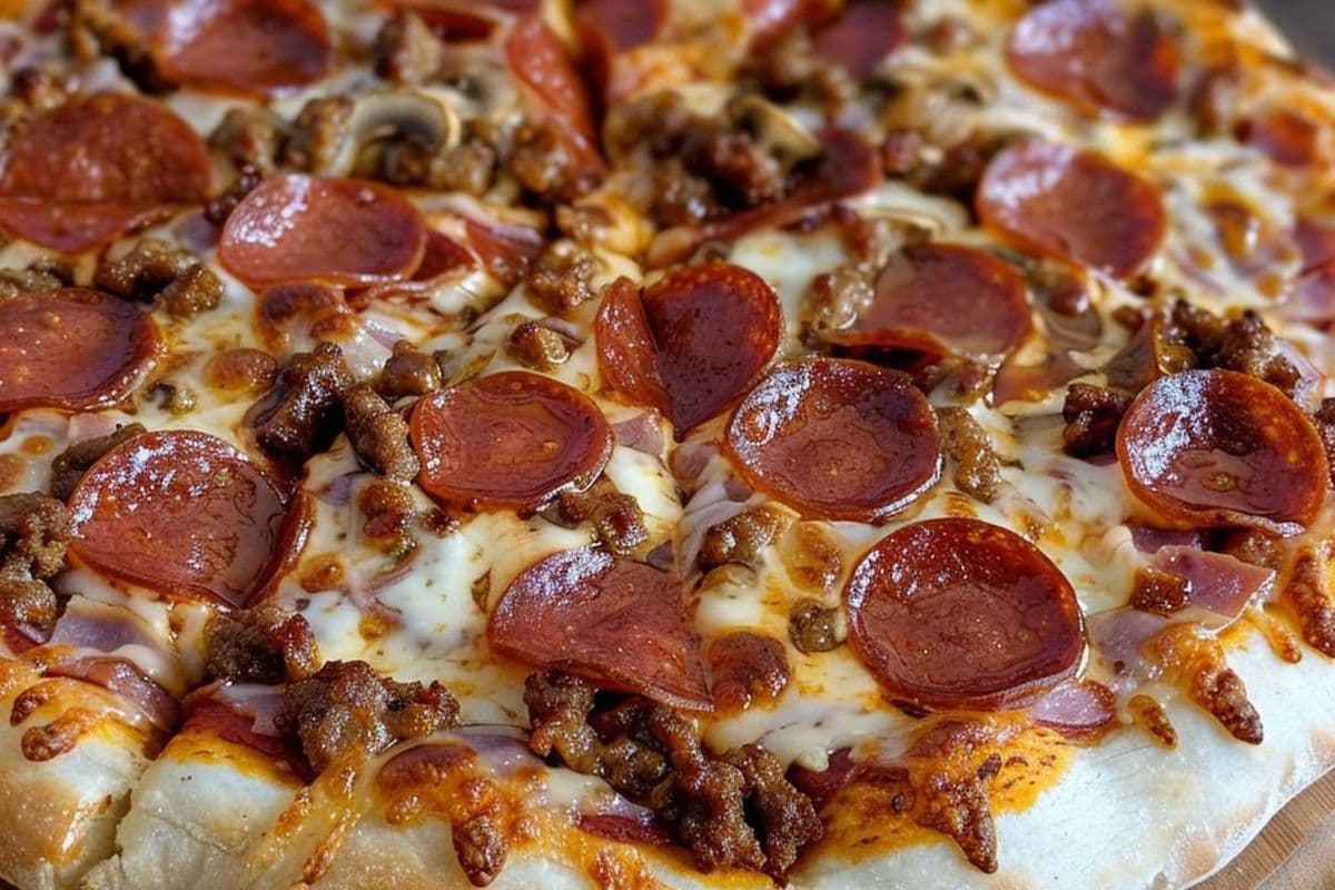4. 14" Large Canadian Pizza