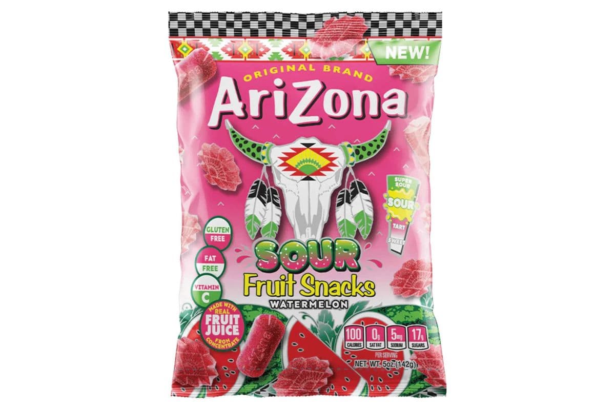 Arizona Sour Fruit Snacks Watermelon (142g) (100 Cal)